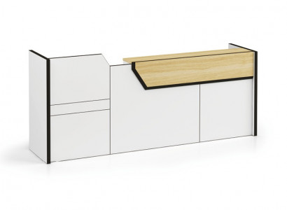 Reception counter desk practice office trade show reception hotel tables 280x80cm